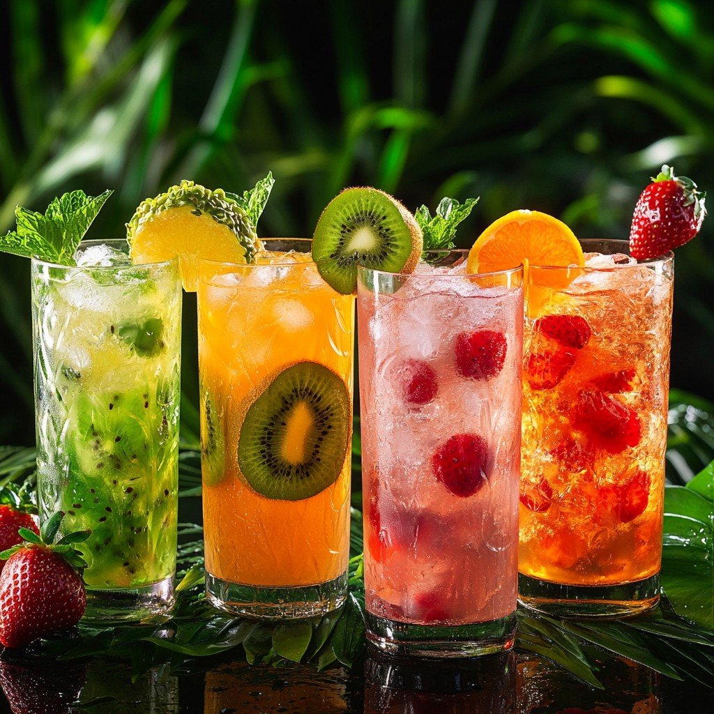 colorful-summer-drinks-stockcake آيس اوريو Iced Oreo