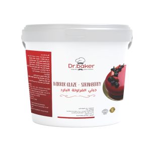 ديكور جل فراولة دكتور بيكر. Dr.baker Strawberry Glaze