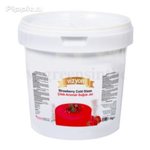 ديكور جل فراولة فزيون.Vizyon Strawberry Gel Glaze