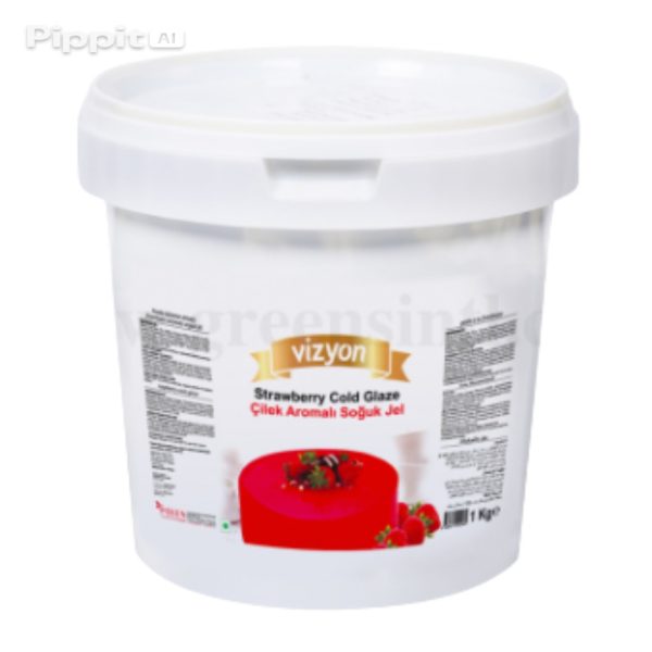 ديكور جل فراولة فزيون.Vizyon Strawberry Gel Glaze
