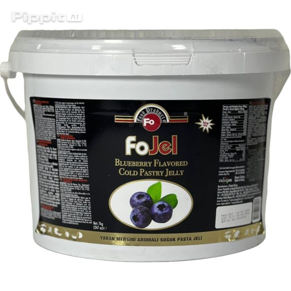 ديكور جل بلوبيري فو جل.FoJel Blueberry Gel Glaze
