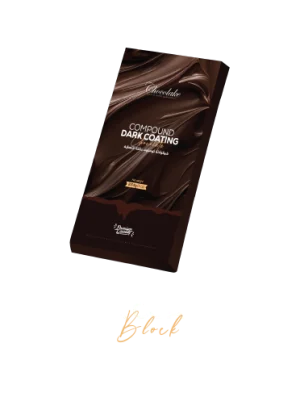 Catalogue-119 بلوك شوكولاتة مرير شوكوليك 2.5كيلو.Chocolake Dark Chocolate Block 2.5Kg