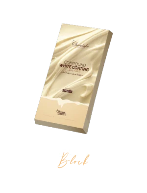 Catalogue-120 بلوك شوكولاتة ابيض شوكوليك 2.5كيلو.Chocolake white Chocolate Block 2.5Kg