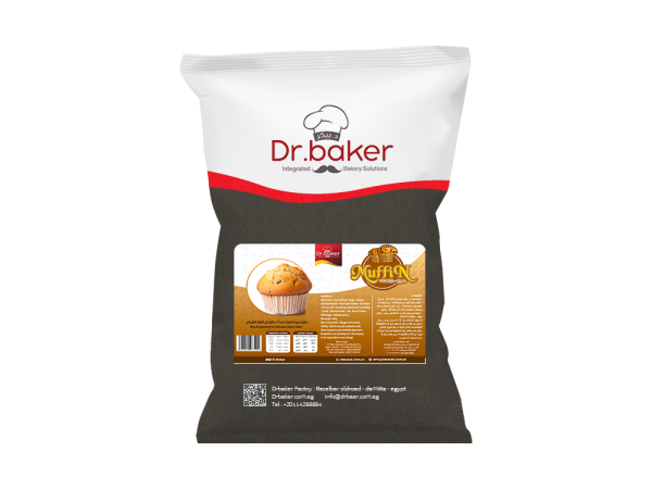 مفن فنيلا دكتور بيكر 10 كيلو.Dr.baker Vanilla Muffins Powder Mix 10Kg