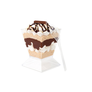 كاسات ديزرت 120مل ربطة 10 كاسات.120ml Dessert Cups Pack Of 50