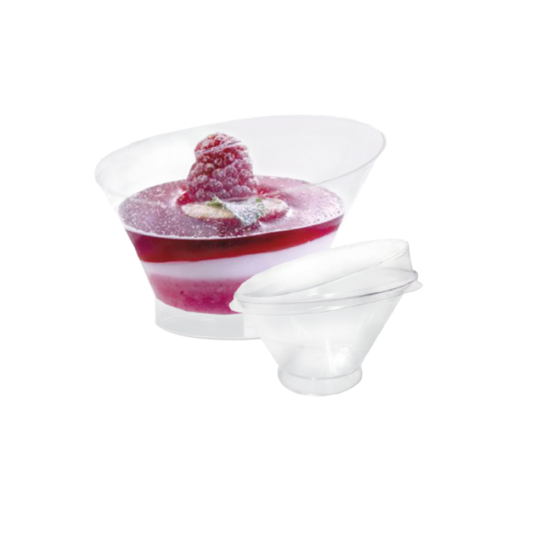 كاسات ديزرت فرنسي ربطة 10 كاسات.French-style dessert cups Pack Of 10