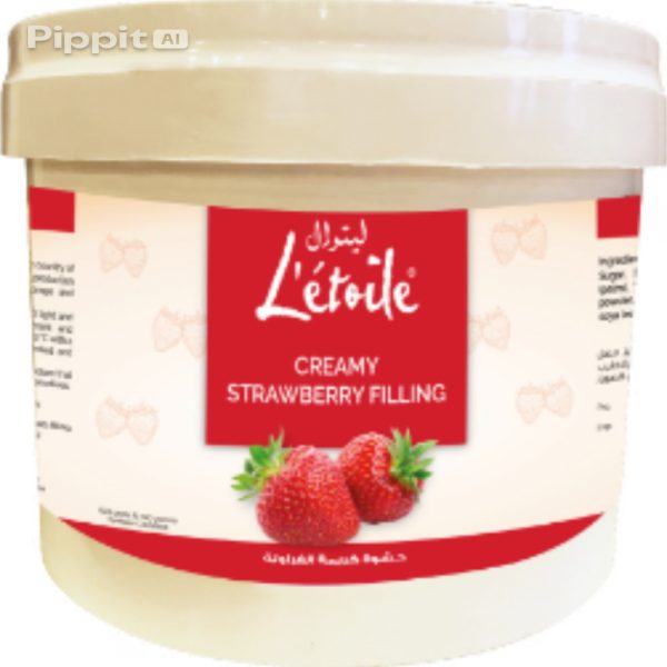 image_Pippit_202511061523 حشوة فراولة ليتوال 5 كيلو.L'étoile Creamy Strawberry Filling 5kg