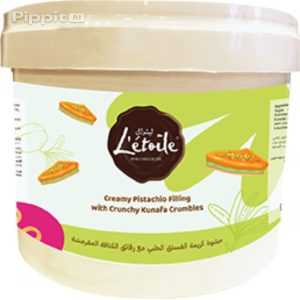 image_Pippit_202511081200 حشوة فستق حلبي مع كنافة ليتوال 5 كيلو.L’étoile Creamy Pistachio Filling with Kunafa 5kg