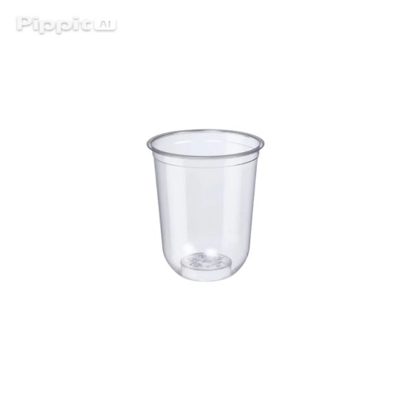 كاسات بلاستيك 14اوز U ربطة 50 كاسة.U Shaped Plastic Cups 14OZ Pack of 50