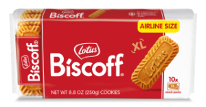 Biscoff Pack Shot XL 2px10 US (1) بسكويت لوتوس حبة كاملة مغلف XL دبل2*18.Lotus Biscoff XL whole biscuits, individually wrapped