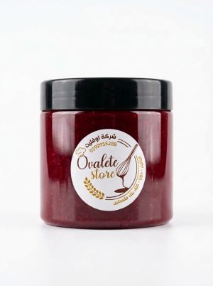Gemini_Generated_Image_3r2xty3r2xty3r2x مهروس فراولة 0.5 كيلو.Strawberry Puree – 0.5 kg Container
