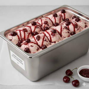 بوظة محشي كرز قالب 10 لتر.Cherry Stuffed Ice Cream Block 10 L