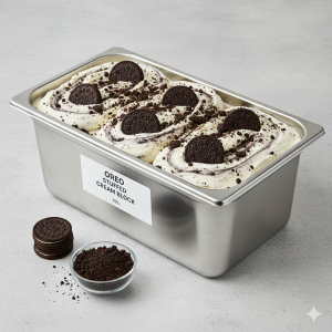 بوظة محشي اوريو قالب 10 لتر.Oreo Stuffed Ice Cream Block 10 L
