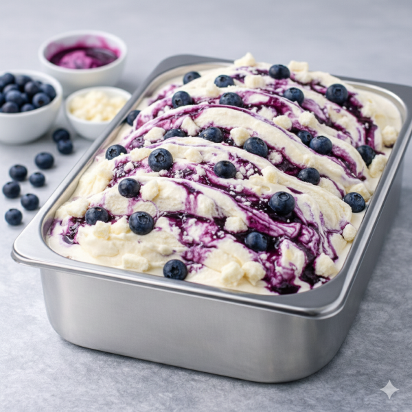 بوظة محشي بلوبيري قالب 10 لتر.Blueberry Stuffed Ice Cream Block 10 L