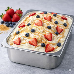 بوظة محشي تشيز كيك قالب 10 لتر.Cheesecake Stuffed Ice Cream Block 10 L