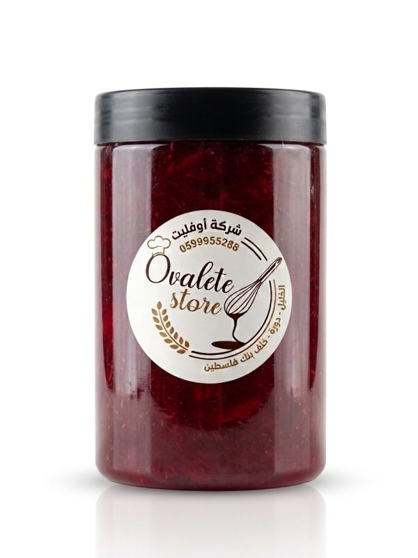 Gemini_Generated_Image_sv5vd1sv5vd1sv5v مهروس فراولة 1 كيلو.Strawberry Puree – 1 kg Container