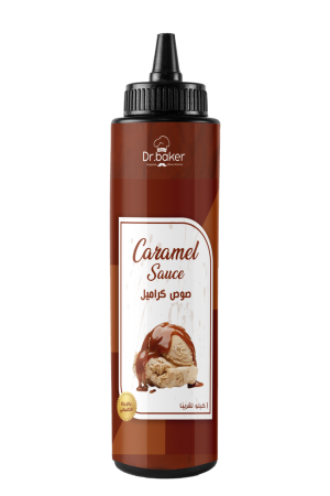 توبينج كراميل 1 لتر دكتور بيكر.Dr. Baker Caramel Topping 1L