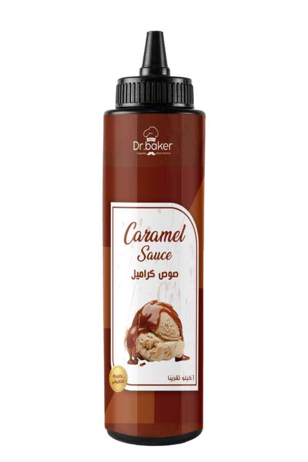 توبينج كراميل 1 لتر دكتور بيكر.Dr. Baker Caramel Topping 1L
