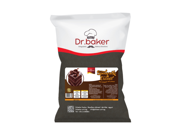 خليط سبونج كيك شوكو كاكاو شوال 10 كيلو.Chocolate Sponge Cake Cocoa Mix 10 KG Bag