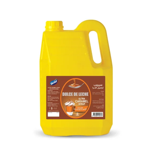 Ultra-Caramel-Syrup سيروب كرميل مربى حليب 5 لتر.Caramel Syraup 5