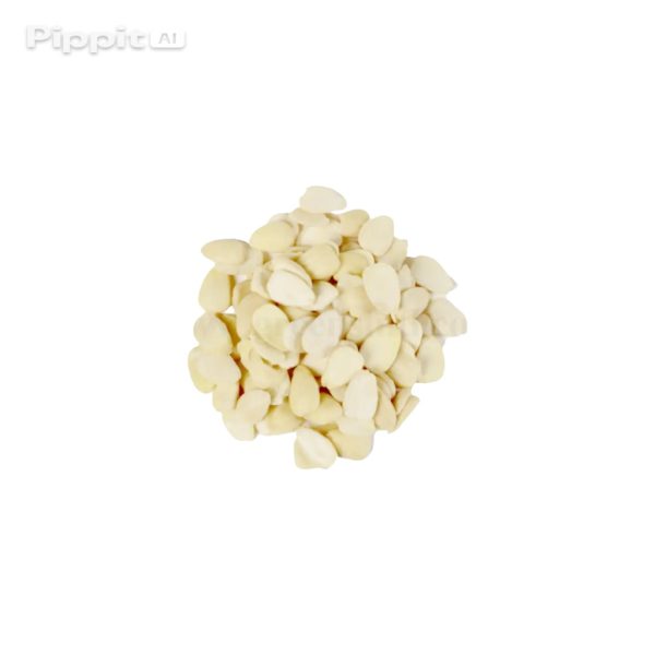 لوز ني مشرح انصاص 0.5 كيلو.Raw Almonds Sliced Halves 0.5 KG