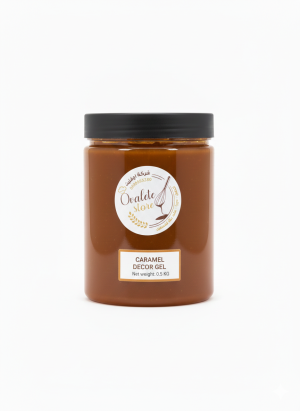 Gemini_Generated_Image_10wfpc10wfpc10wf ديكور جل كراميل 0.5 كيلو.Caramel Decor Gel 0.5 kg
