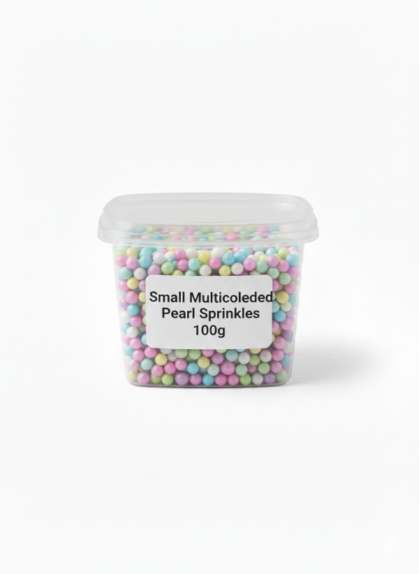 سكاكر سبرينكلز ملوّن صغير 100 غرام.Small Multicolored Sprinkles 100 g