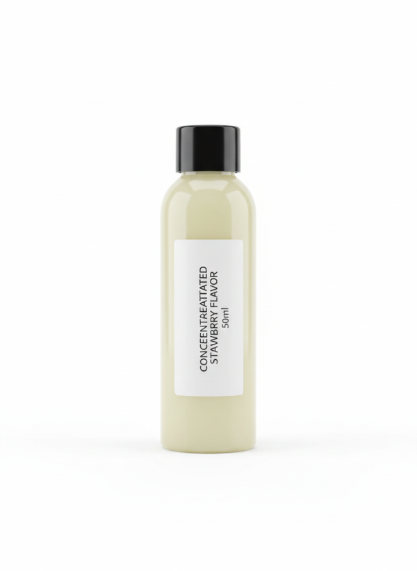Gemini_Generated_Image_3gh2hl3gh2hl3gh2 نكهة غذائي فراولة مركز 50 مل.Concentrated Strawberry Food Flavor – 50ml