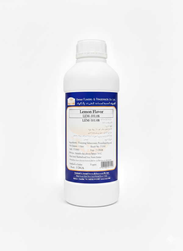نكهة ليمون مركز 1 لتر.Concentrated Lemon Flavor – 1L