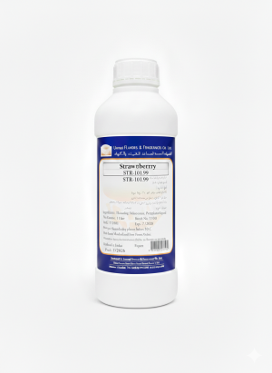 نكهة فراولة مركز 1 لتر.Concentrated Strawberry Flavor – 1L