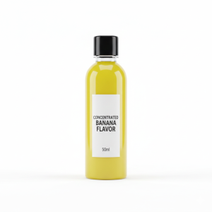 نكهة غذائي موز مركز 50 مل.Concentrated Banana Food Flavor – 50ml