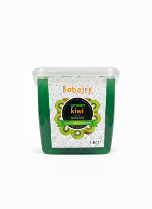 بابلز تي بطعم الكيوي سطل 4 كيلو.Kiwi Flavored Bubbles Tea – 4kg Bucket