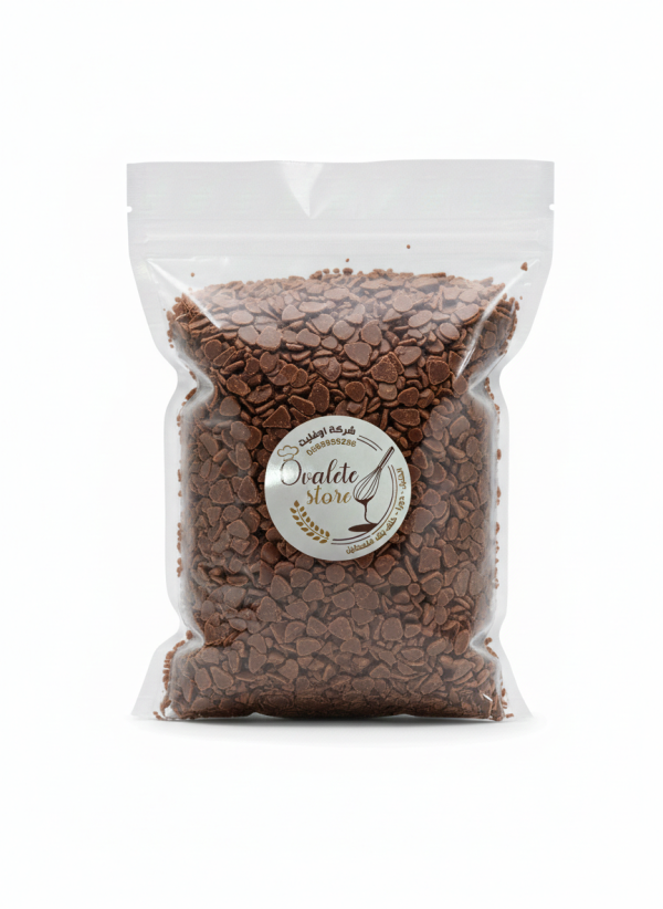 شوكولاتة فلكس بالحليب 1 كيلو.Milk Chocolate Flakes 1 kg