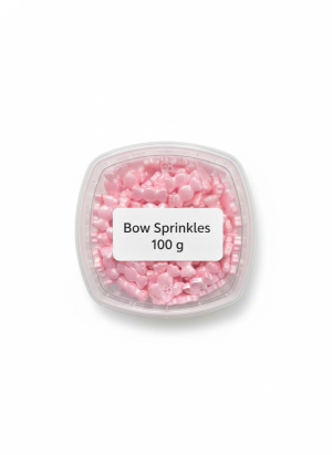 سكاكر سبرينكلز ببيونة 100 غرام.Bow Sprinkles 100 g