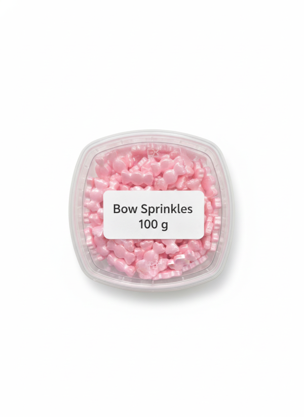 سكاكر سبرينكلز ببيونة 100 غرام.Bow Sprinkles 100 g