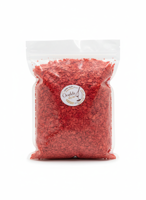 شوكولاتة فلكس ملوّن احمر 1 كيلو.Red Colored Chocolate Flakes 1 kg