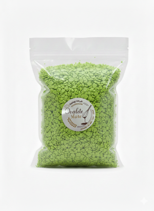 شوكولاتة فلكس ملوّن اخضر 1 كيلو.Green Colored Chocolate Flakes 1 kg