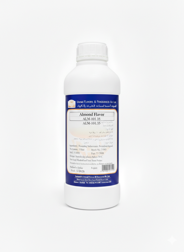 نكهة لوز مركز 1 لتر.Concentrated Almond Flavor – 1L