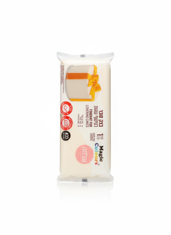 عجينة سكّر أبيض علما 1 كيلو.Alma White Sugar Paste – 1kg