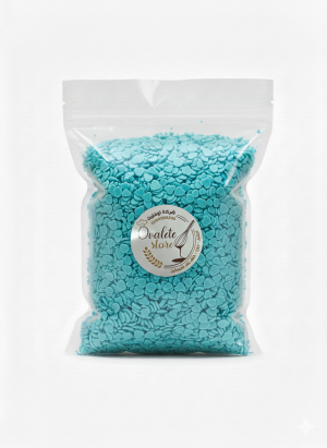شوكولاتة فلكس ملوّن أزرق 1 كيلو.Blue Colored Chocolate Flakes 1 kg