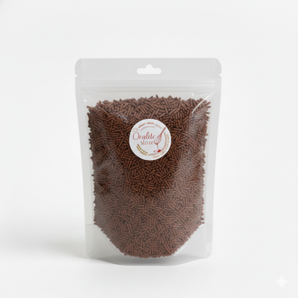 مزرا بني شوكولاتة 1 كيلو.Chocolate Brown Nonpareils 1 kg