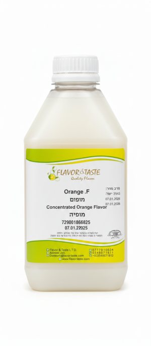 نكهة برتقال مركز 1 لتر.Concentrated Orange Flavor – 1L
