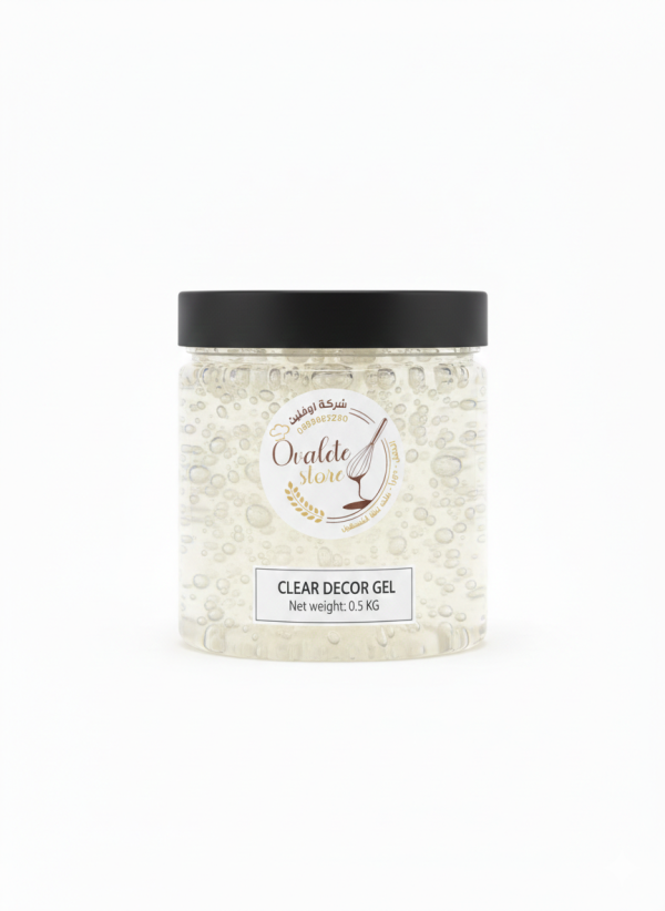 ديكور جل شفاف 0.5 كيلو.Clear Decor Gel 0.5 kg