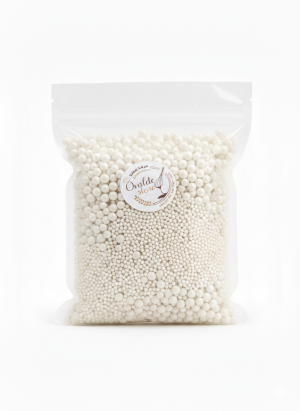 سكاكر سبرينكلز لولو ابيض 1 كيلو.White Pearl Sprinkles 1 kg