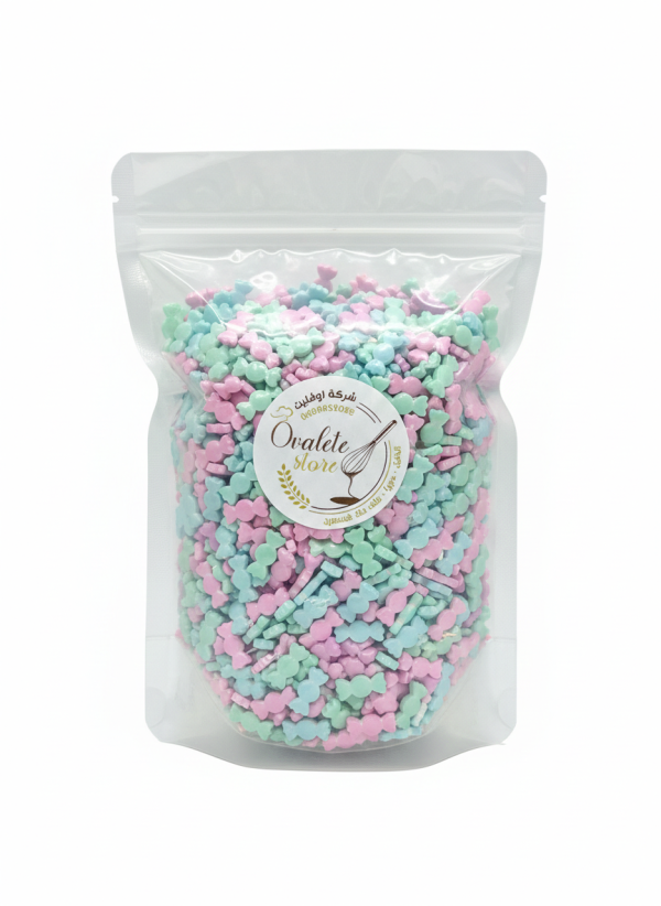 سكاكر سبرينكلز ببيونة 1 كيلو.Bow Sprinkles 1 kg
