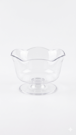 كاسات تشيز كيك وردة مدور.Round Rose Cheesecake Cups