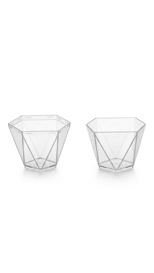علب كريستال موس كيك 80 مل.Crystal Mousse Cake Cups – 80 ml