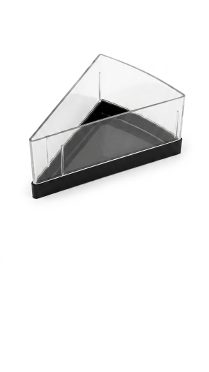علب تريند مثلث اكريلك كبير.Large Trendy Triangle Acrylic Boxes