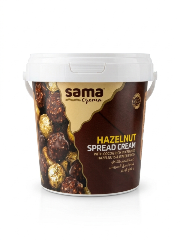 كريما شوكولاتة فيريرو روشيه سما علبة 900 غرام.Sama Ferrero Rocher Chocolate Cream Box 900 g