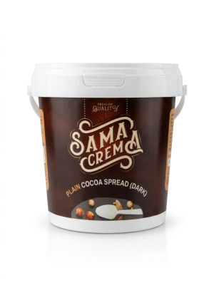 Gemini_Generated_Image_aorez2aorez2aore كريما شوكولاتة بلجيكي دارك سما علبة 1 كيلو.Sama Belgian Dark Chocolate Cream Box 1 kg